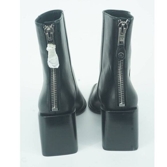 Alexander Wang Parker Square Toe High Block Heel Ankle Booties SZ 38.5 New $750 - Picture 3 of 11